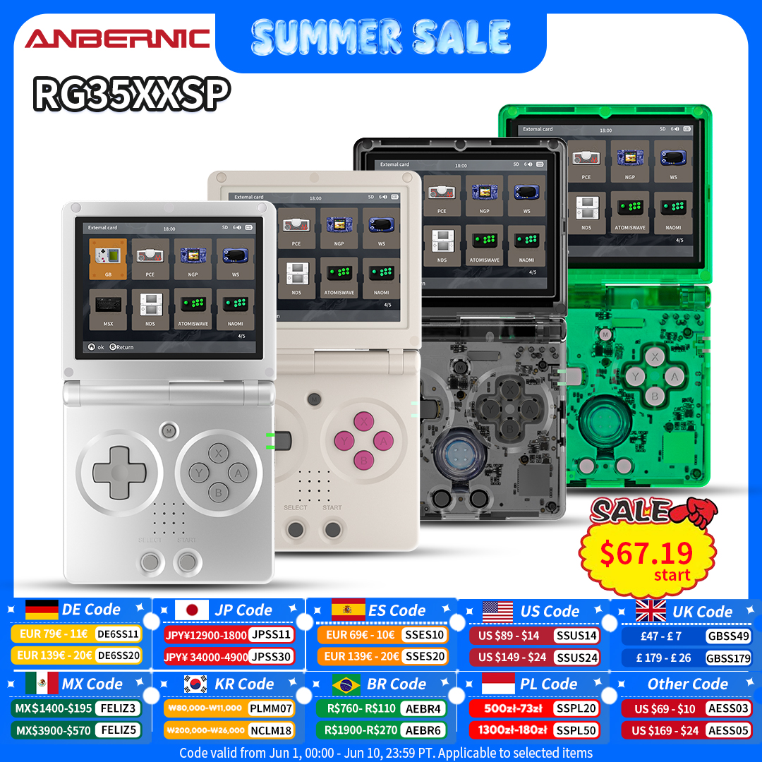 Retro Gaming Hdmi - Anbernic RG35XXSP Retro Flip Handheld Game
