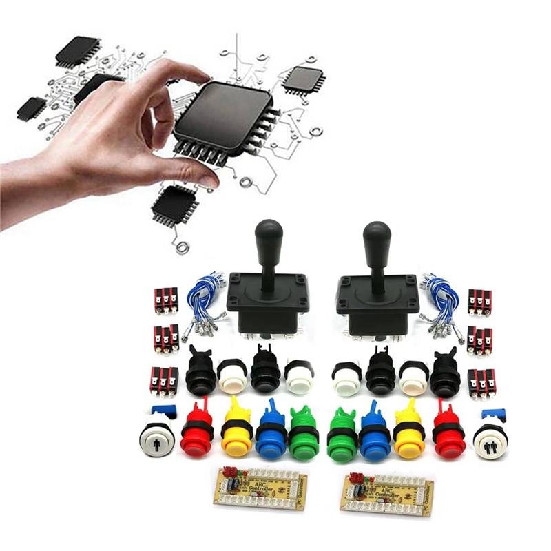 Arcade Button Kit - ABJF-Arcade Game DIY Kit Zero Delay