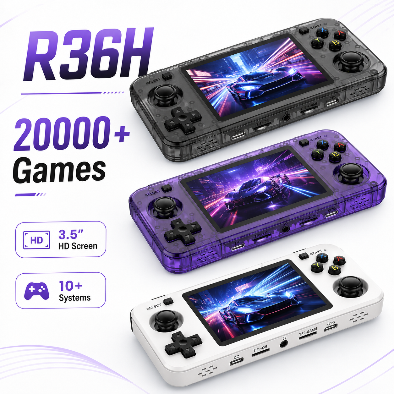 Retro Gaming Console Lego - New R36H Retro Handheld Console Open-Source