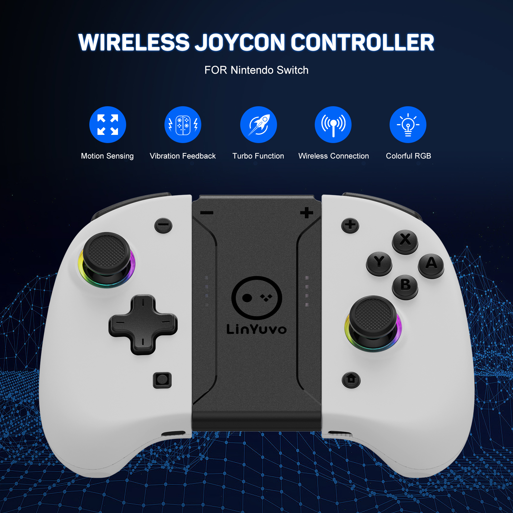 Retro Gaming Joystick - Wireless Bluetooth Controller For Nintendo Switch