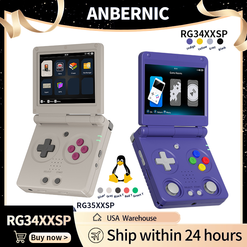 Anbernic RG34XXSP RG35XXSP Fli – Retro Gaming Hdmi recenzja i cena
