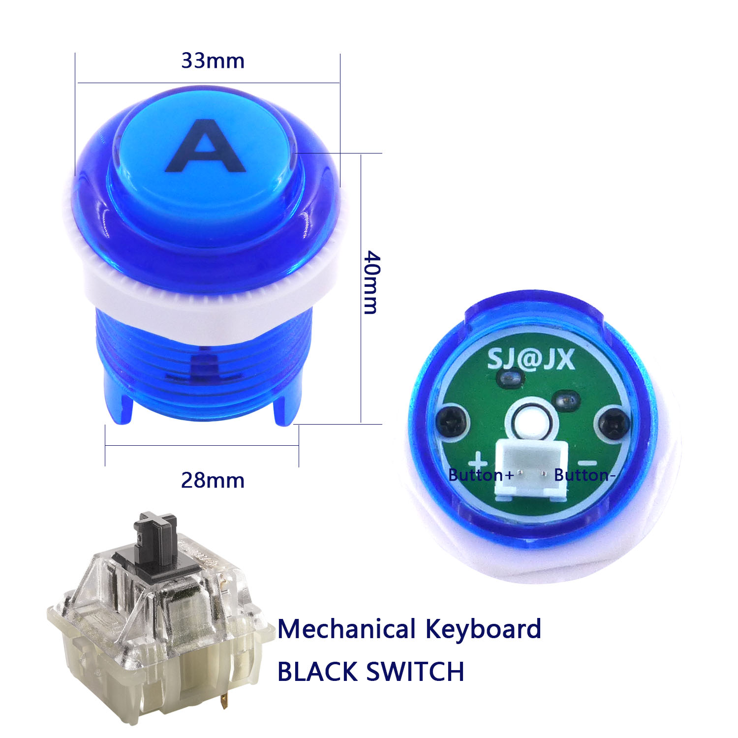 SJ@JX Arcade Button LED DIY Ki – Arcade Button Kit recenzja i cena