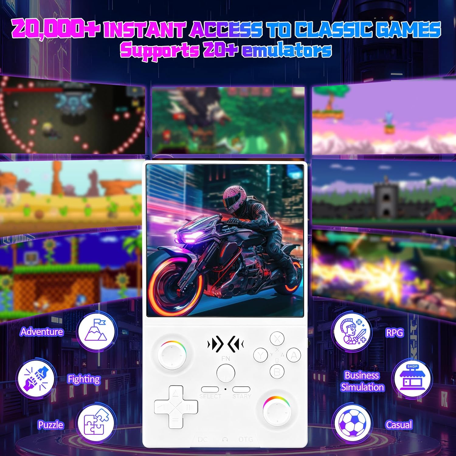 FLLBW XF40V Retro Handheld Gam – Retro Gaming Joystick recenzja i cena