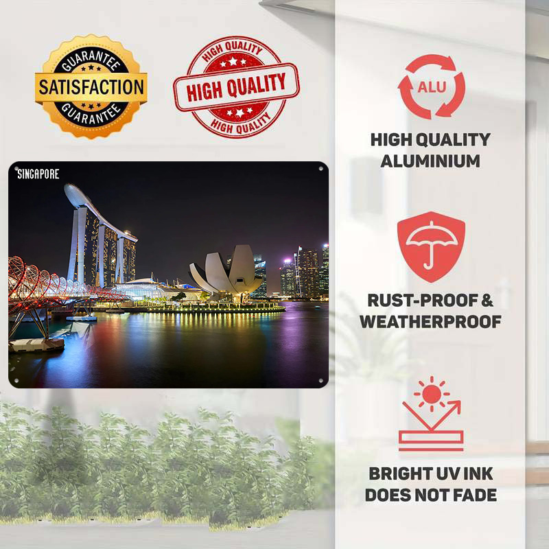 Singapore Skyline At Night Pos – Retro Gaming At recenzja i cena