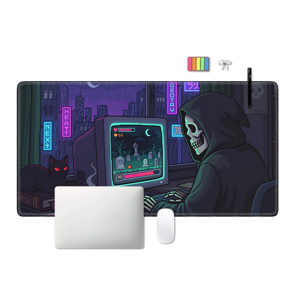 HYBXAXC Cozy Gamer DeskMat, Sp – Retro Gaming Vibe recenzja i cena