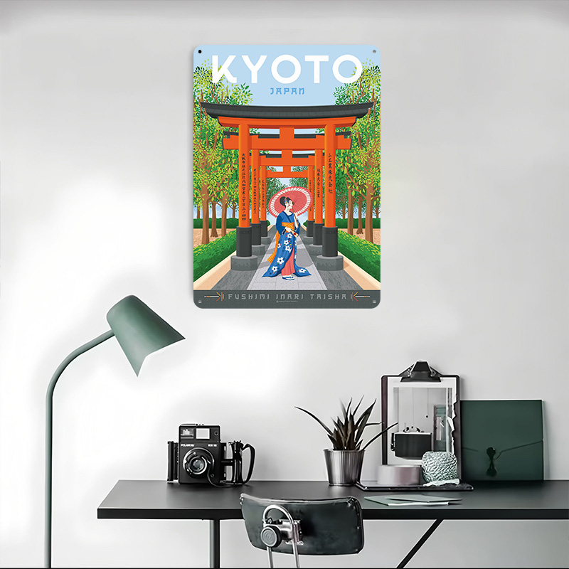 Kyoto Japan Travel Poster Cust – Retro Gaming Kyoto recenzja i cena