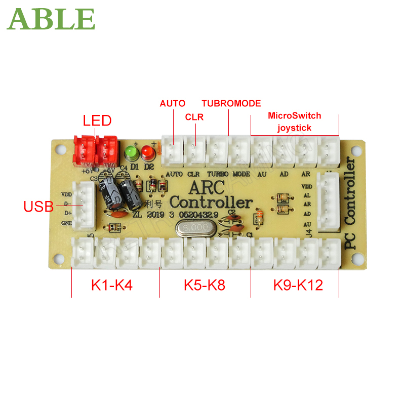 Arcade 2 Player Zero Delay Kit – Arcade Button Kit recenzja i cena
