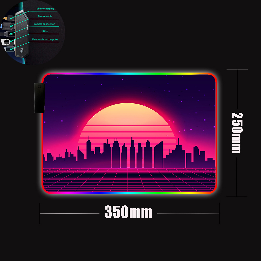 Retro Gaming Mouse Pad LED Lig – Retro Gaming Hub recenzja i cena