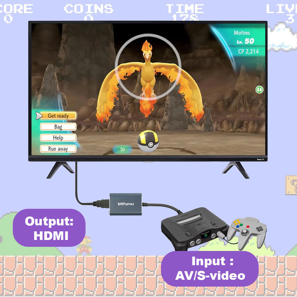 Bitfunx 720P Svideo / AV To HD – Retro Gaming Fun recenzja i cena