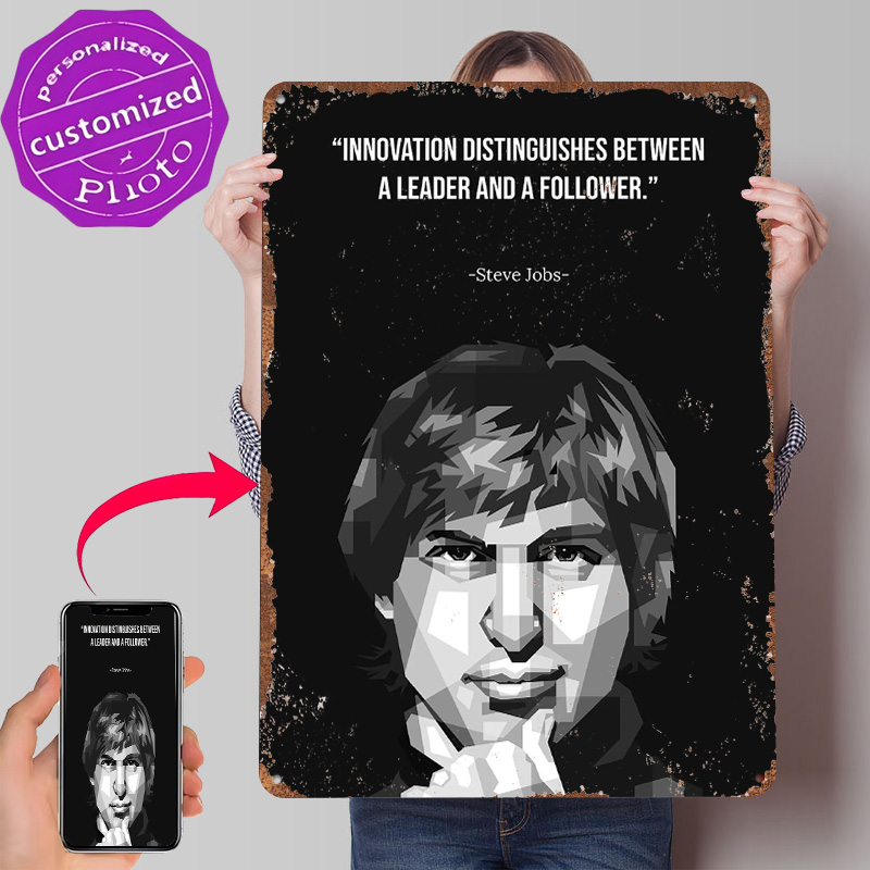 Steve Jobs WPAP Metal Poster C – Retro Gaming Jobs recenzja i cena
