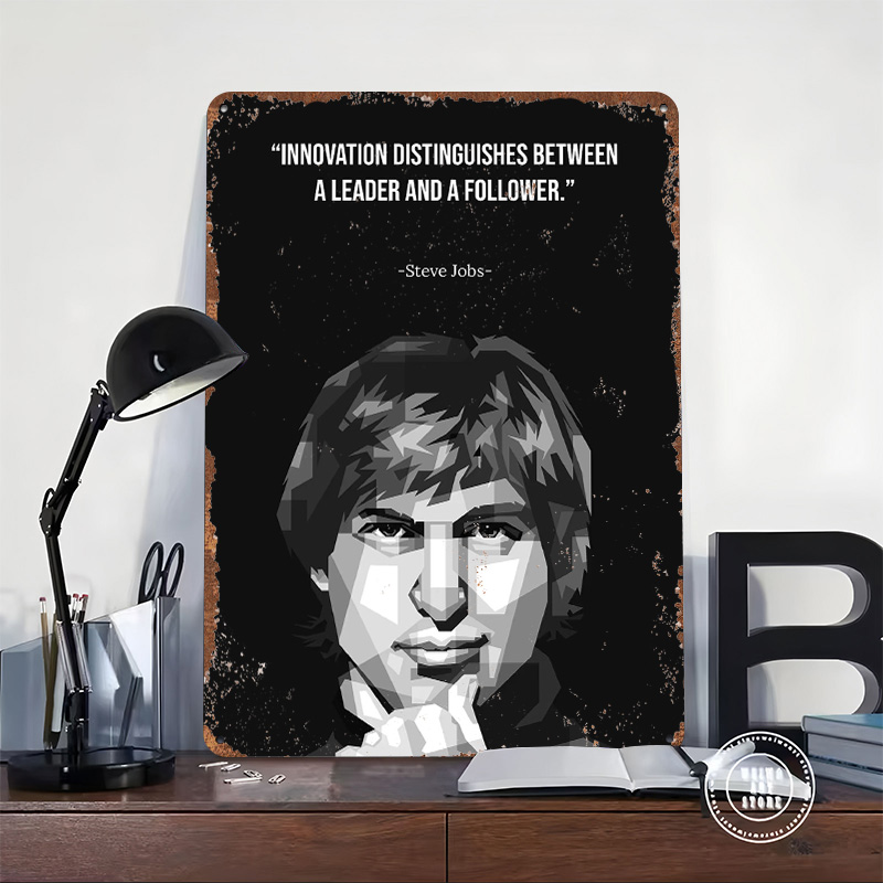 Steve Jobs WPAP Metal Poster C – Retro Gaming Jobs recenzja i cena