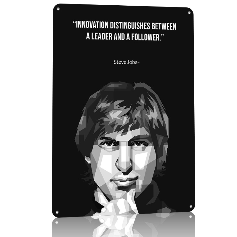 Steve Jobs WPAP Metal Poster C – Retro Gaming Jobs recenzja i cena