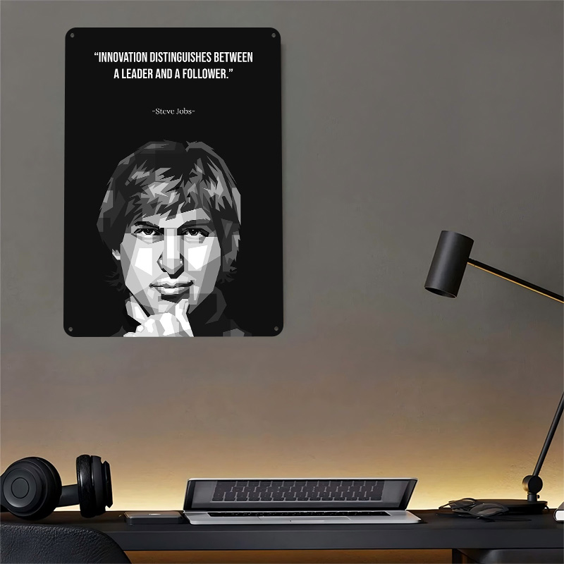 Steve Jobs WPAP Metal Poster C – Retro Gaming Jobs recenzja i cena