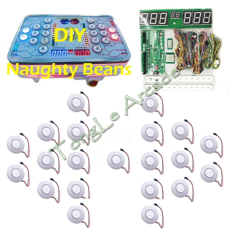 Naughty Beans DIY kit, Coin op – Arcade Button Kit recenzja i cena