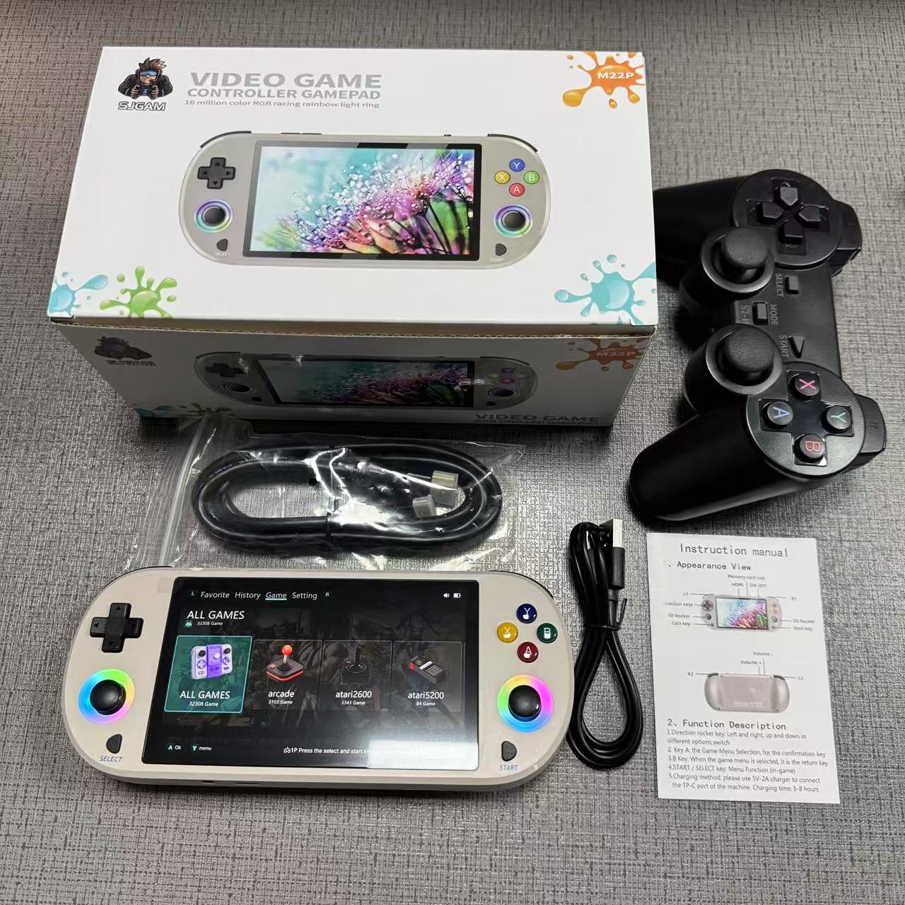 New 128GB M22 Pro Portable Poc – Retro Gaming Hdmi recenzja i cena