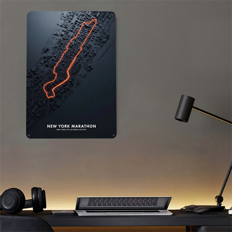 New York Marathon Map Tin Post – Retro Gaming York recenzja i cena