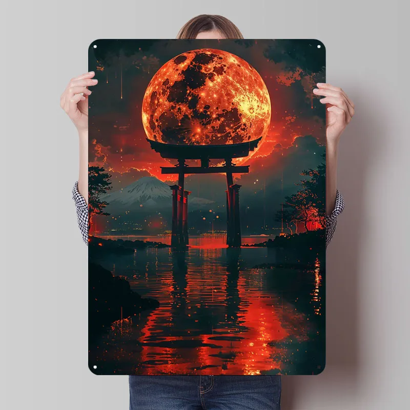 Blood Moon Torii Sign Printing – Retro Gaming At recenzja i cena