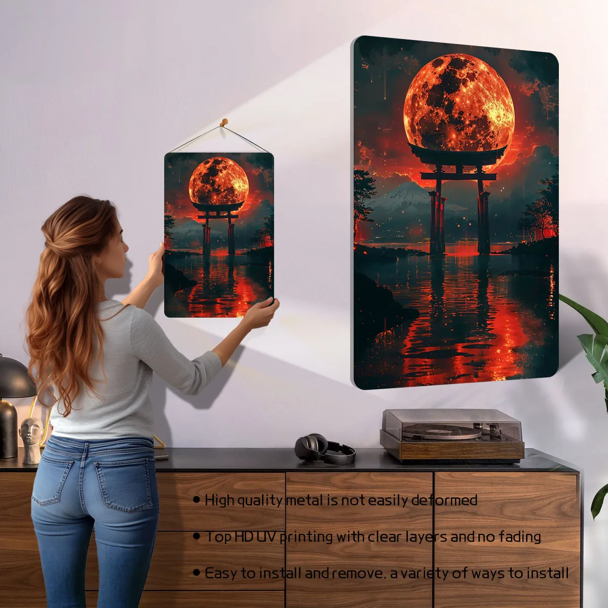 Blood Moon Torii Sign Printing – Retro Gaming At recenzja i cena