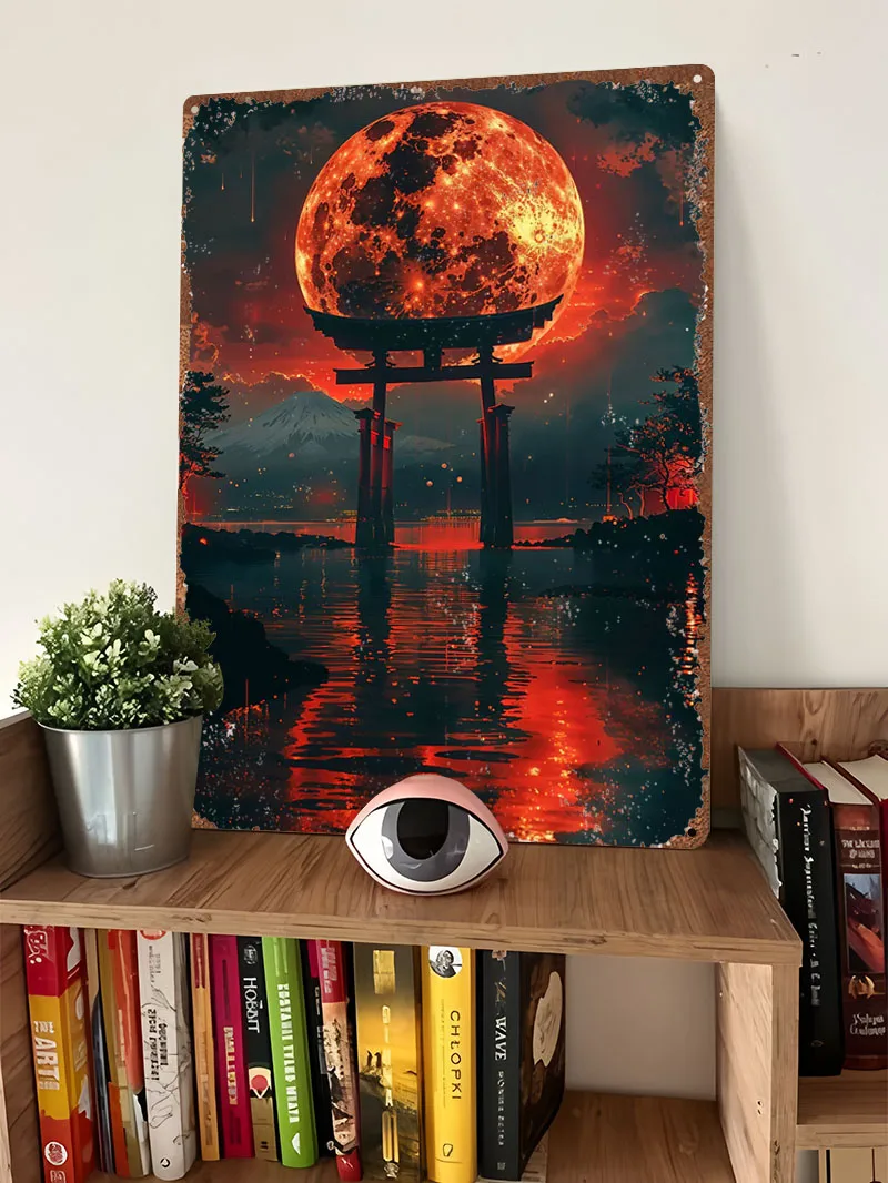 Blood Moon Torii Sign Printing – Retro Gaming At recenzja i cena