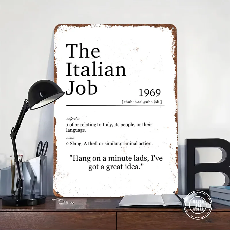Italian Job Poster Customized  – Retro Gaming Jobs recenzja i cena