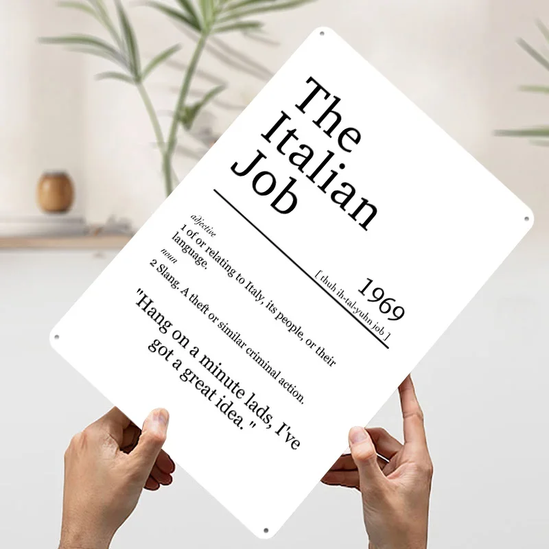 Italian Job Poster Customized  – Retro Gaming Jobs recenzja i cena