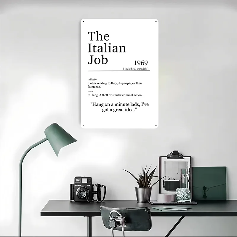 Italian Job Poster Customized  – Retro Gaming Jobs recenzja i cena