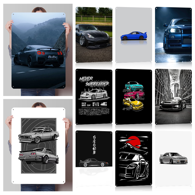 （Nissan） Posters Retro Car Met – Retro Gaming At recenzja i cena