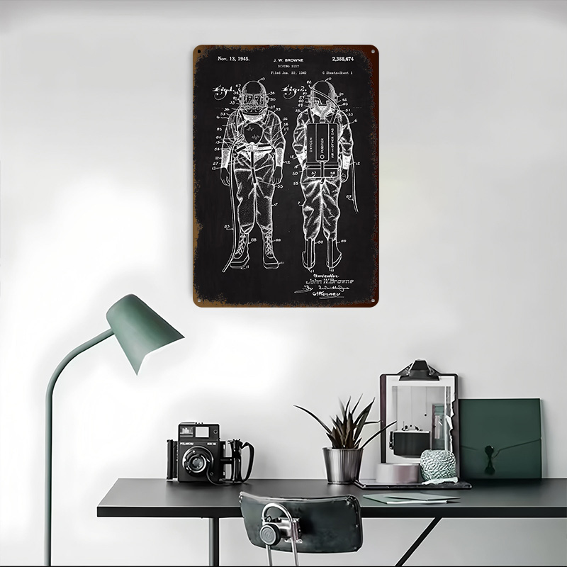 1945 Diving Suit Patent Metal  – Retro Gaming At recenzja i cena