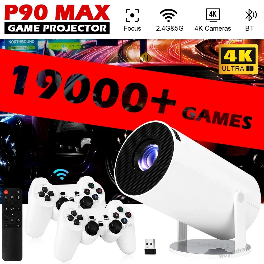 P90 Max Portable Smart Gaming  – Retro Gaming And Projector recenzja i cena
