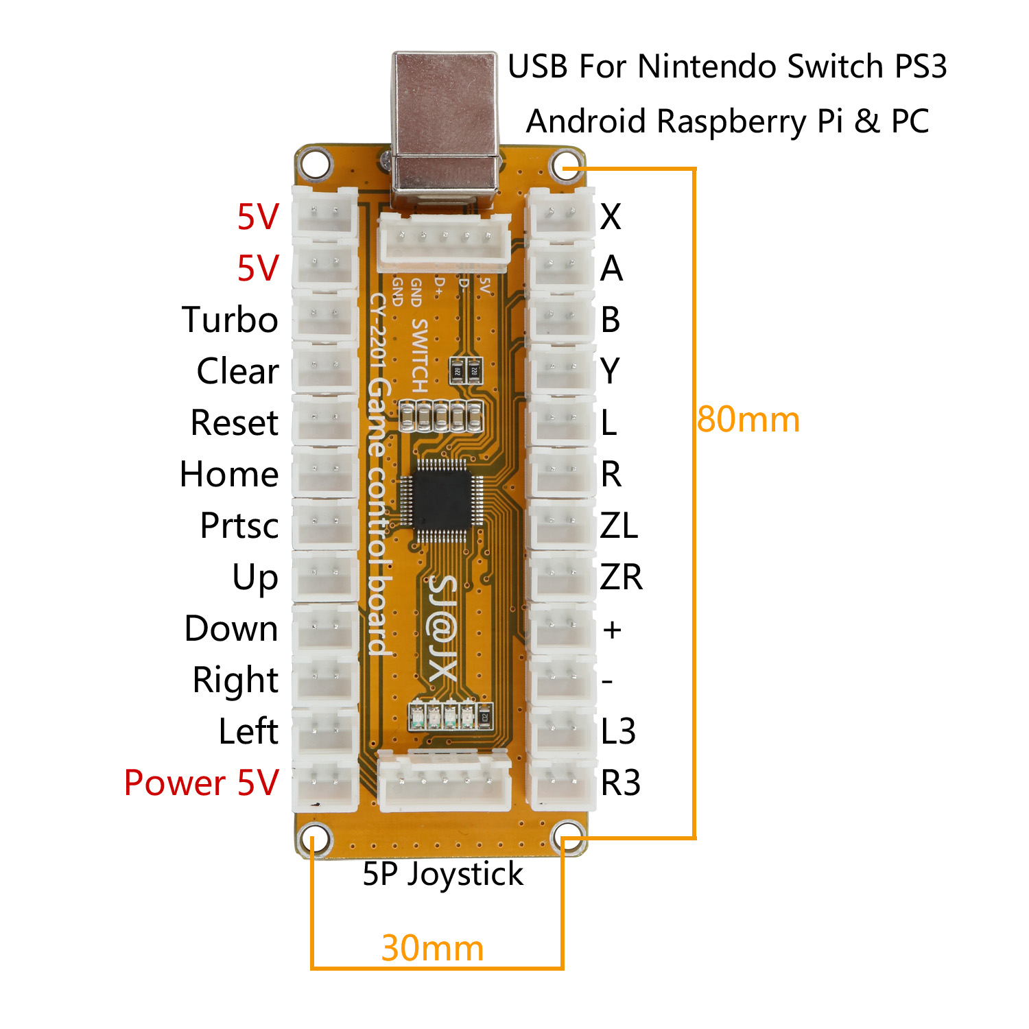 SJ@JX Arcade Game Controller U – Arcade Button Kit recenzja i cena