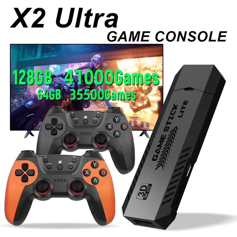 X2 Ultra Pro Retro Game Stick  – Retro Gaming Hdmi recenzja i cena