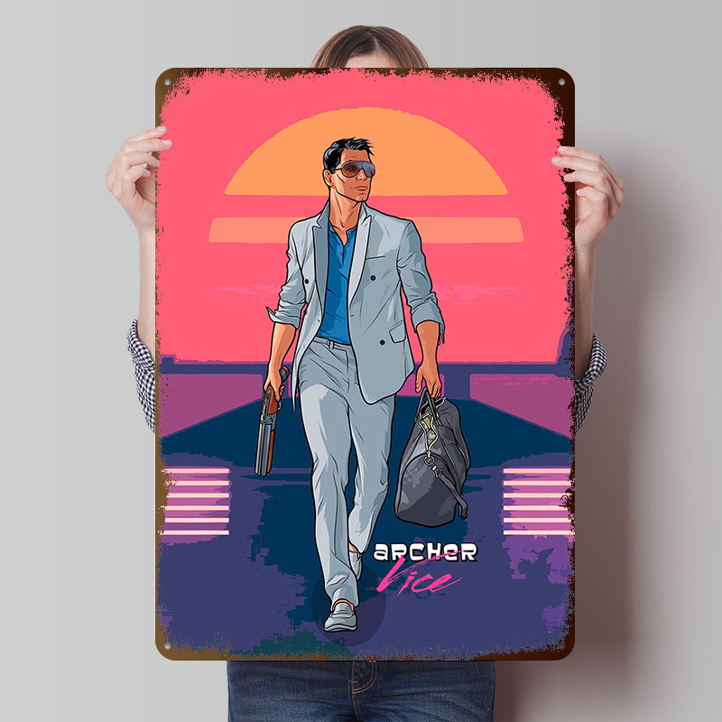 Archer Old Vibes Tinplate Post – Retro Gaming Vibe recenzja i cena