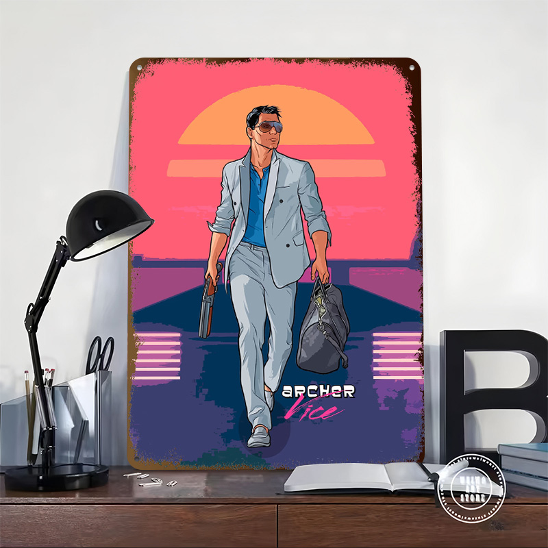 Archer Old Vibes Tinplate Post – Retro Gaming Vibe recenzja i cena
