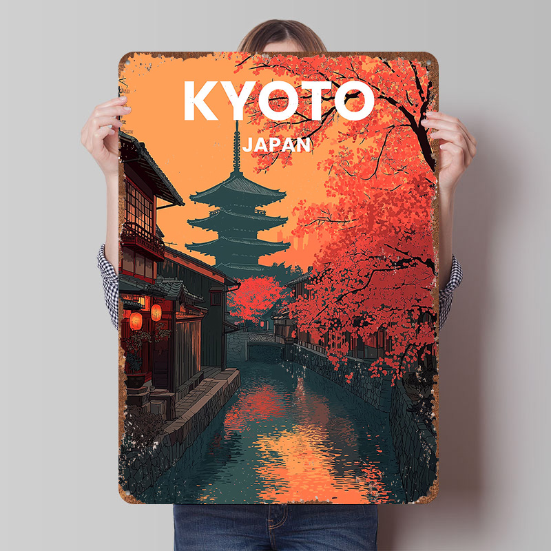 Kyoto Japan Pagoda Canal Metal – Retro Gaming Kyoto recenzja i cena