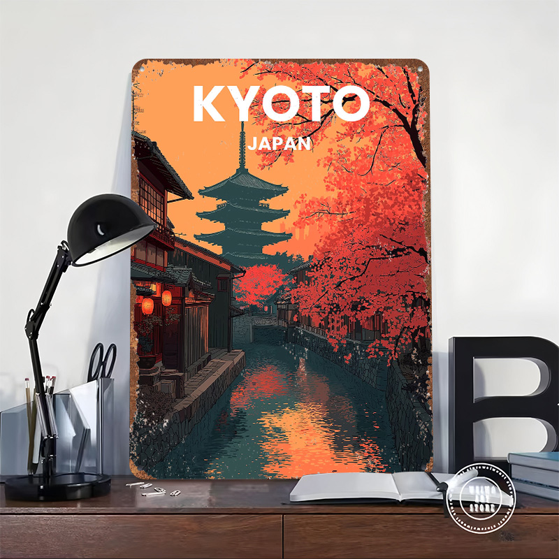 Kyoto Japan Pagoda Canal Metal – Retro Gaming Kyoto recenzja i cena