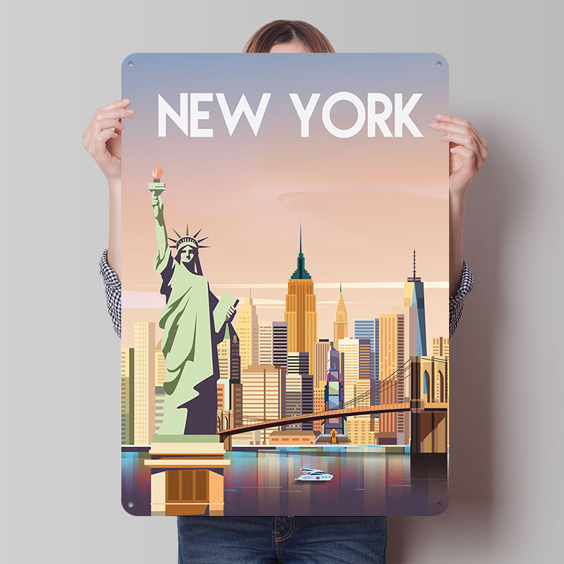 New York Metal Poster Custom W – Retro Gaming York recenzja i cena