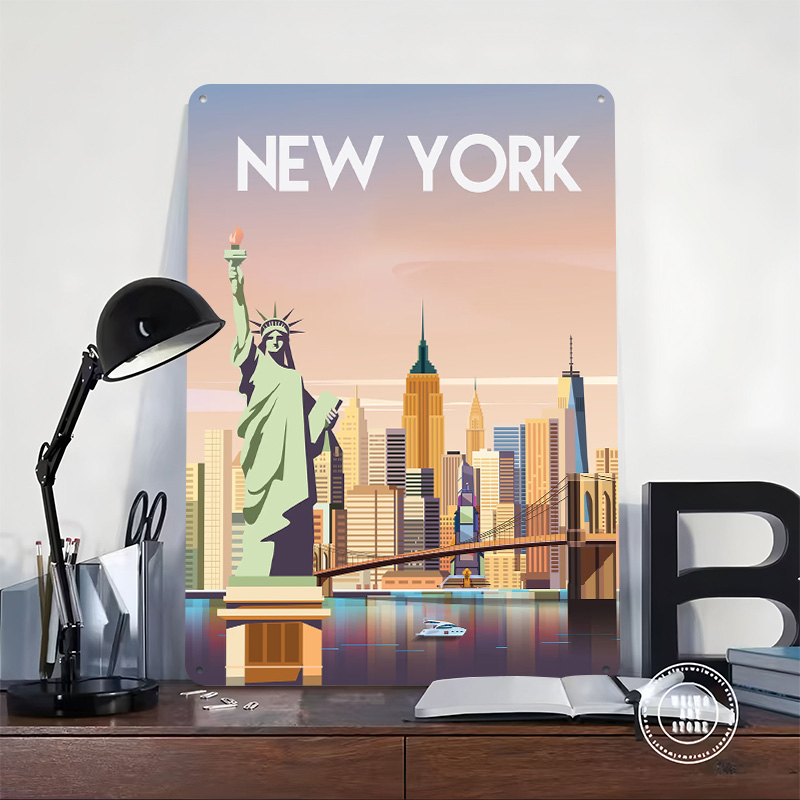 New York Metal Poster Custom W – Retro Gaming York recenzja i cena