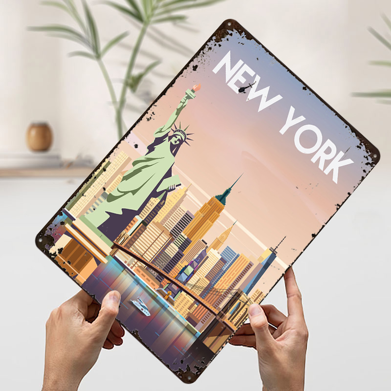 New York Metal Poster Custom W – Retro Gaming York recenzja i cena