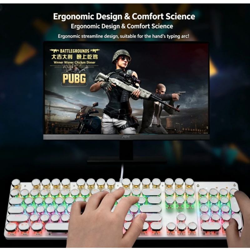 HJK920 Steam Punk Mechanical W – Retro Gaming Lounge recenzja i cena