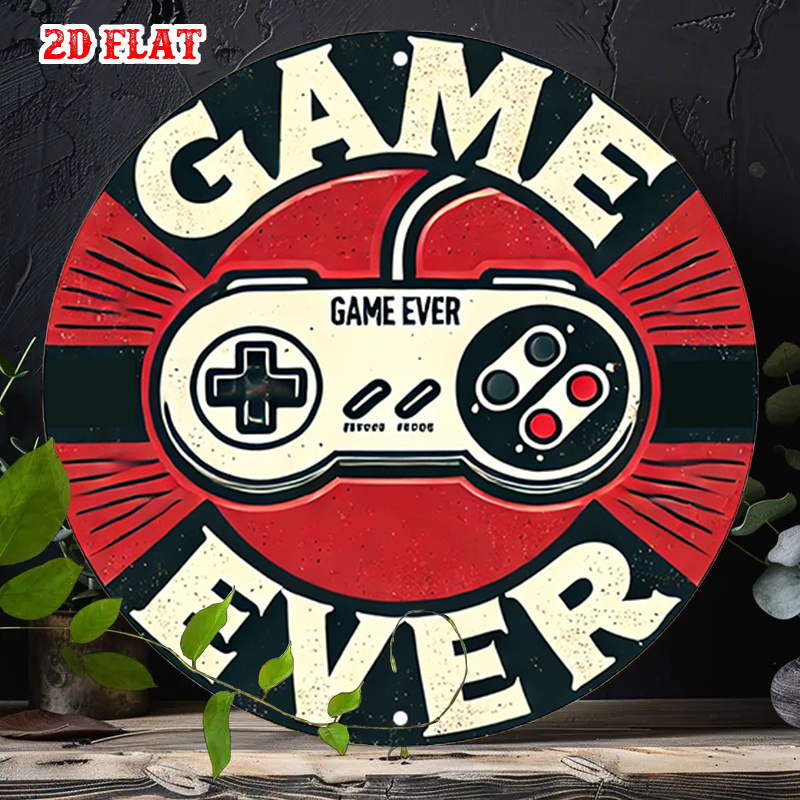 2D Flat 1pc Retro Gaming Round – Retro Gaming Vibe recenzja i cena