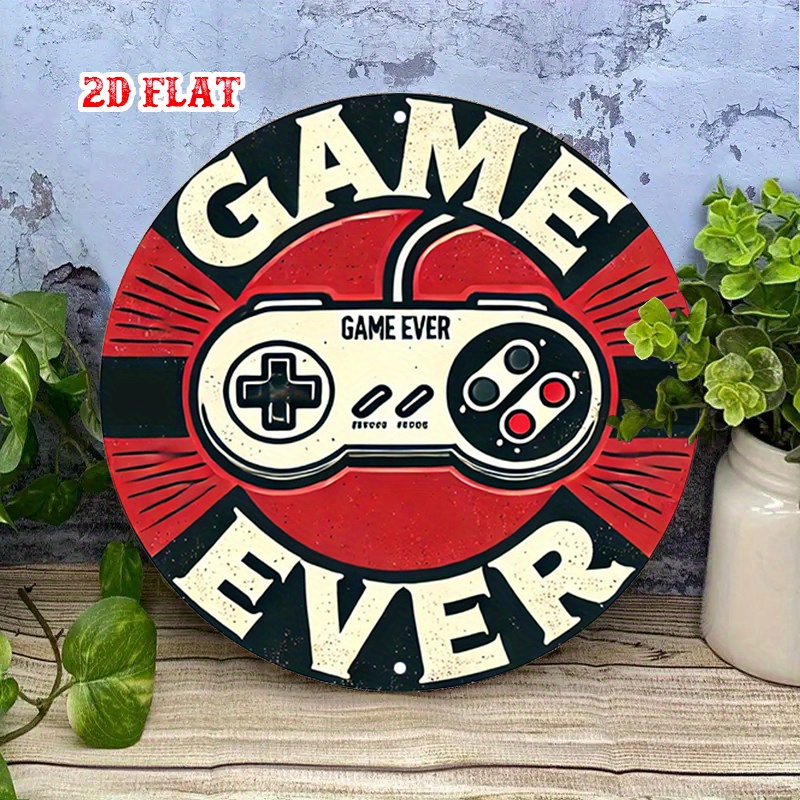 2D Flat 1pc Retro Gaming Round – Retro Gaming Vibe recenzja i cena