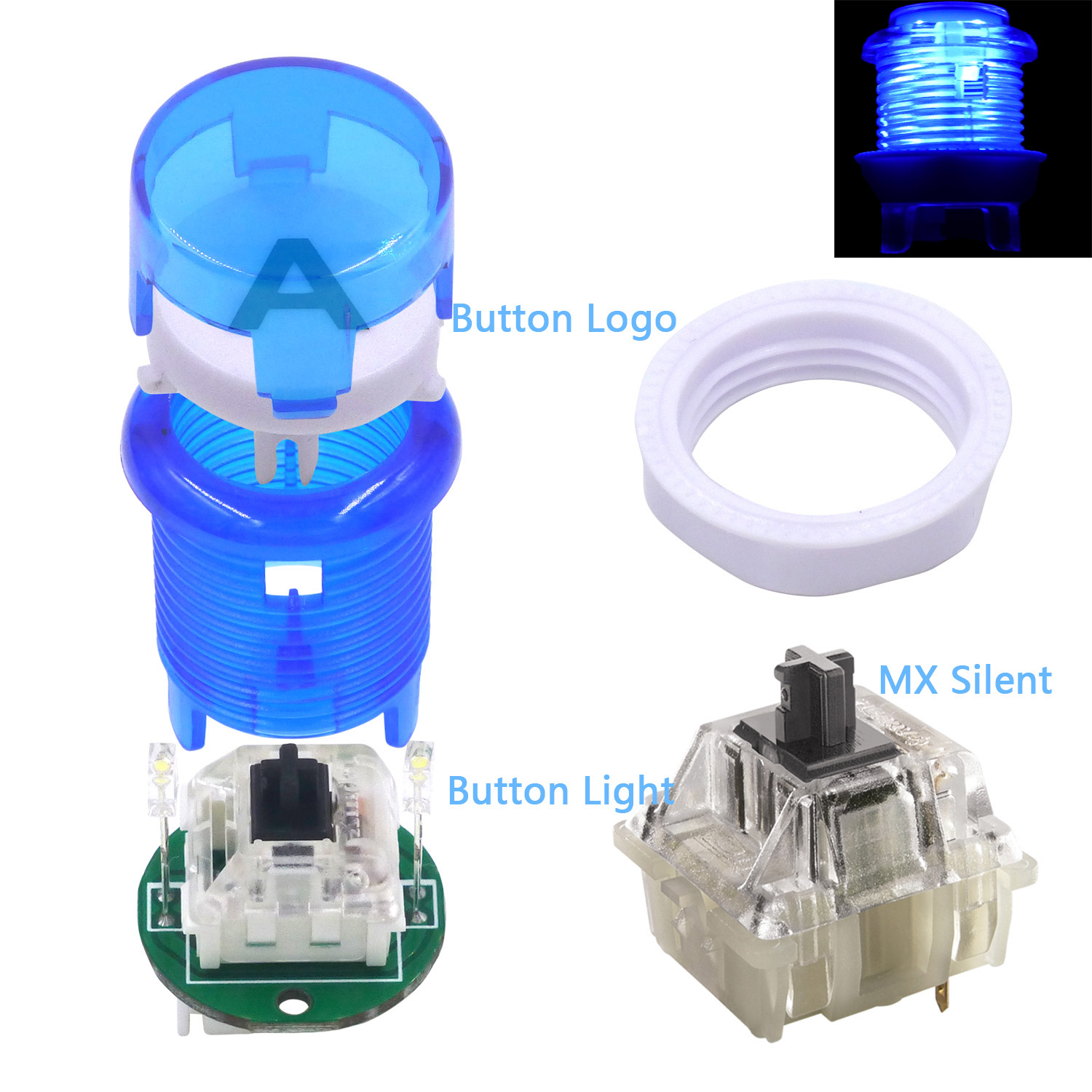 SJ@JX Arcade Game LED Controll – Arcade Button Kit recenzja i cena