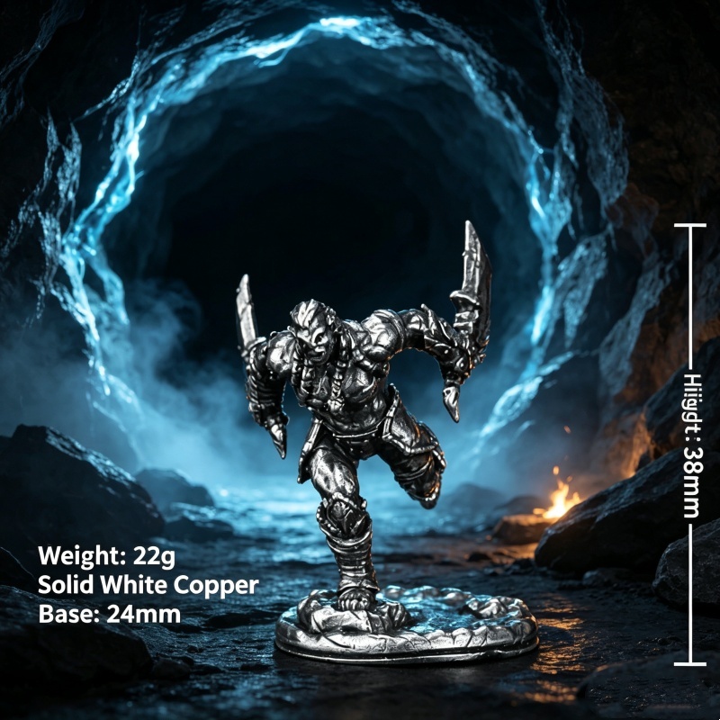 Orc Warrior Miniature Metal Fi – Retro Gaming Fun recenzja i cena