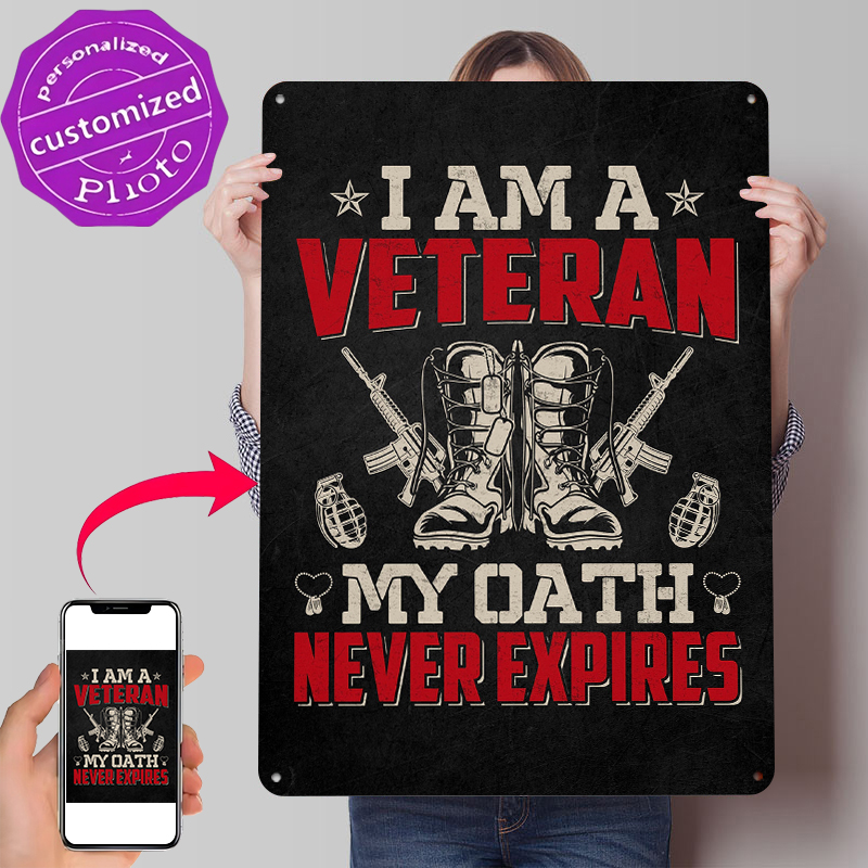 Veteran Military Quote Metal P – Retro Gaming At recenzja i cena