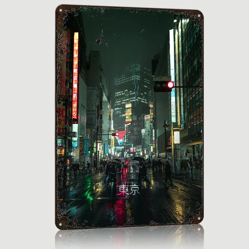 Shibuya Rainy Vibe Printed Pos – Retro Gaming Vibe recenzja i cena
