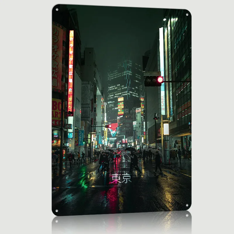 Shibuya Rainy Vibe Printed Pos – Retro Gaming Vibe recenzja i cena
