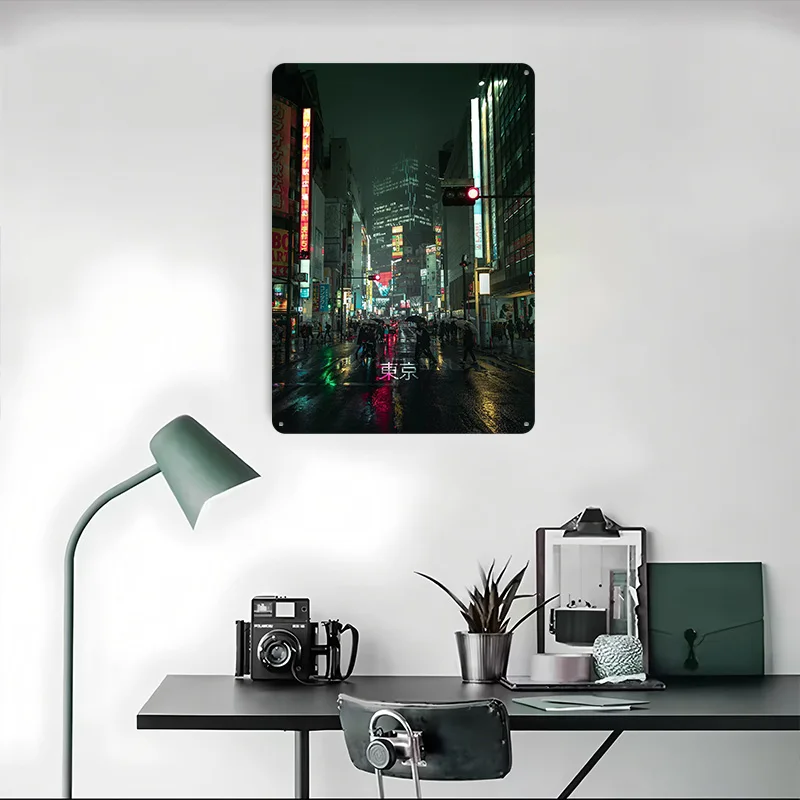 Shibuya Rainy Vibe Printed Pos – Retro Gaming Vibe recenzja i cena