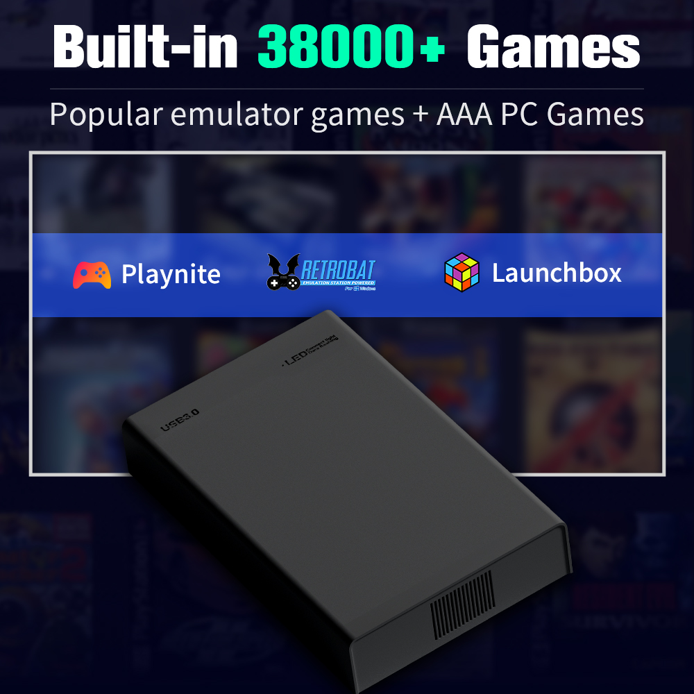 500G Game Hard Drive With 3800 – Retro Gaming Hdmi recenzja i cena