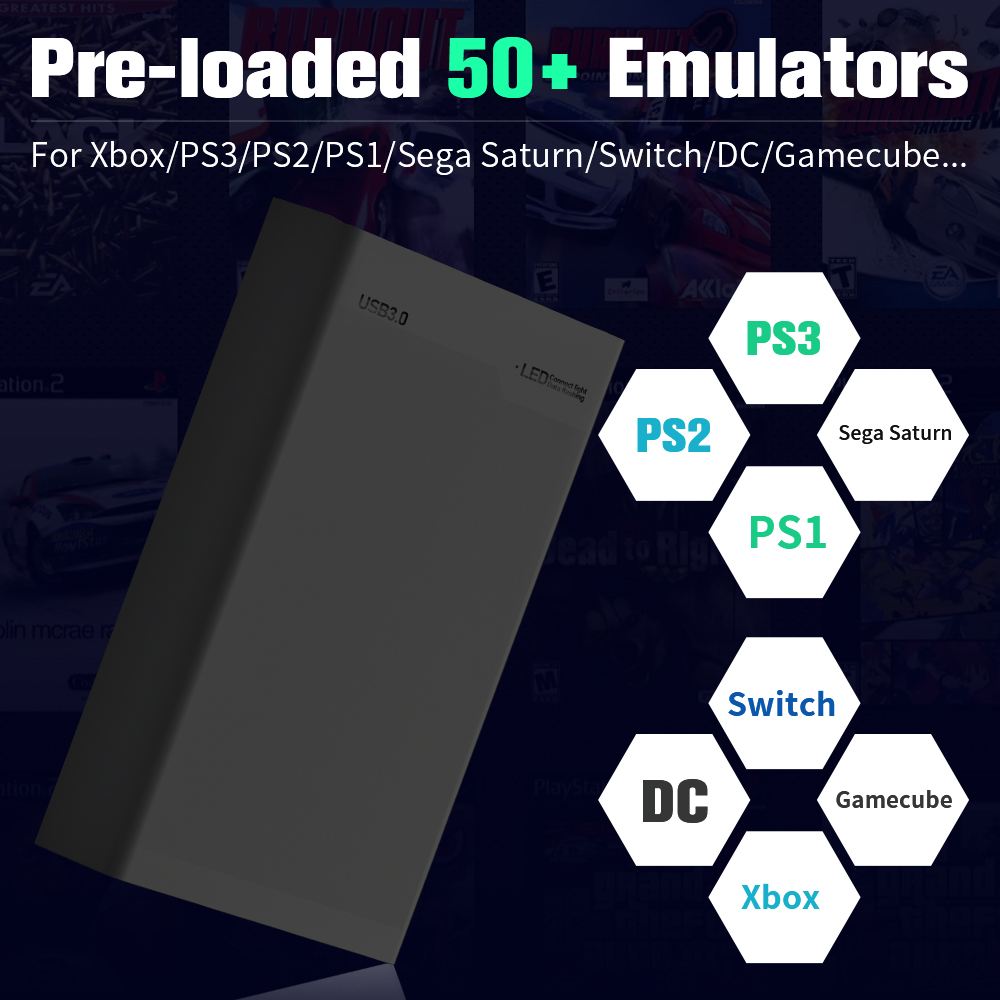 500G Game Hard Drive With 3800 – Retro Gaming Hdmi recenzja i cena