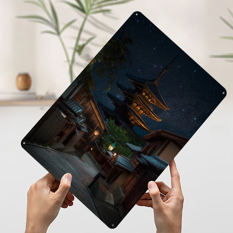 Kyoto Night Tinplate Poster Cu – Retro Gaming Kyoto recenzja i cena